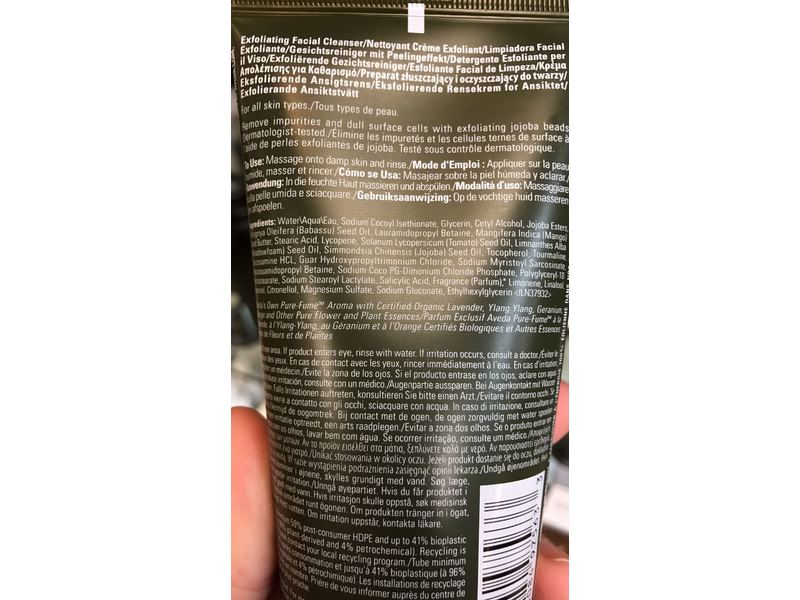 Aveda Botanical Kinetics Exfoliating Creme Cleanser, 5 fl oz / 150 ml