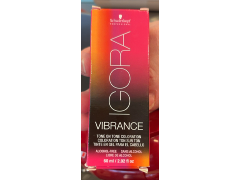 Schwarzkopf Igora Vibrance Tone On Tone Coloration, 9-12 Light Blonde Cendre Ash, 2.02 fl oz/60 mL