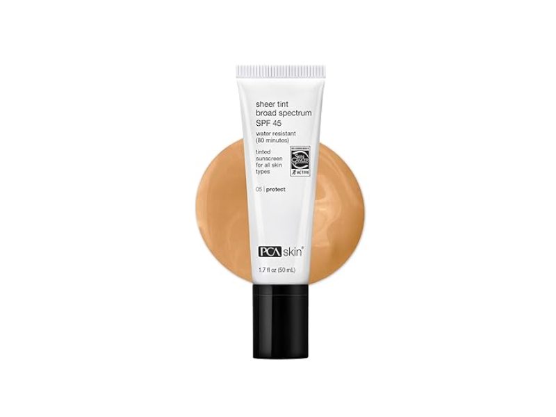 PCA Skin Sheer Tint Sunscreen, SPF 45, 05 Protect, 1.7 fl oz/50 mL