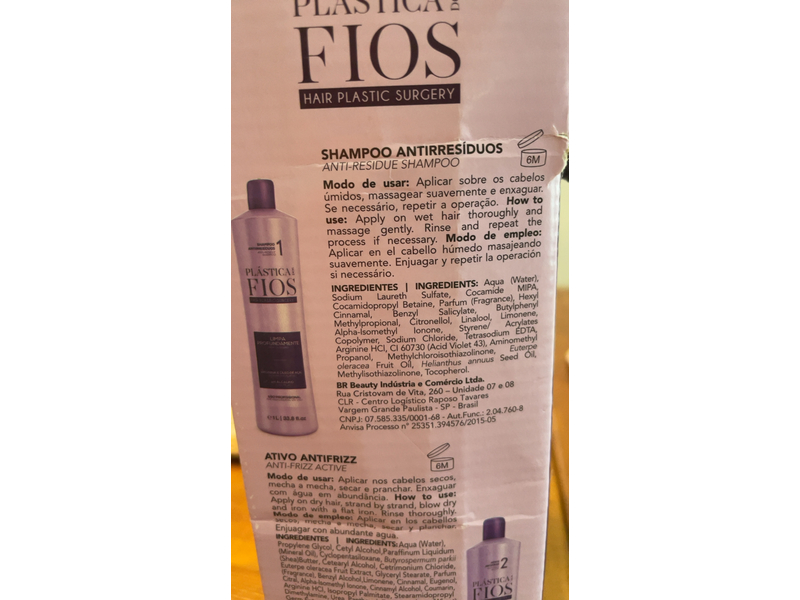 Cadiveu Plastica dos Fios Deep Cleansing Shampoo,1, 33.8 fl oz/1 L