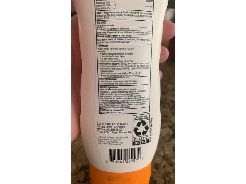 Up & Up Sport Sunscreen Lotion, Spf 50, 10.4 fl oz