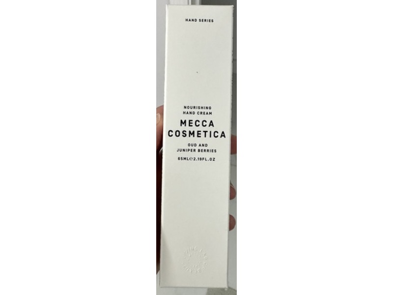 Mecca Cosmetica Nourishing Hand Cream, Oud And Juniper Berries, 2.19 fl oz/65 mL