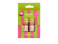 NYX Professional Makeup Fat Oil Lip Drip Duo, Supermodel & Chillin' Like A Villain, 0.16 fl oz/4.8 mL, Pack of 2 - thumbnail 1