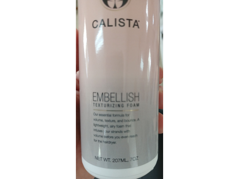 Calista Embellish Texturizing Foam, 7 oz/207 mL