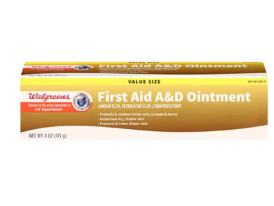 Walgreens First Aid A & D Ointment, 4 oz/113 g