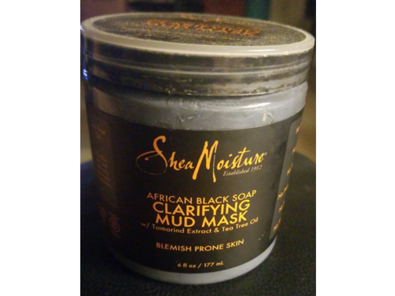 SheaMoisture Clarifying Mud Mask, Tamarind Extract & Tea Tree Oil, 6 fl oz/177 mL