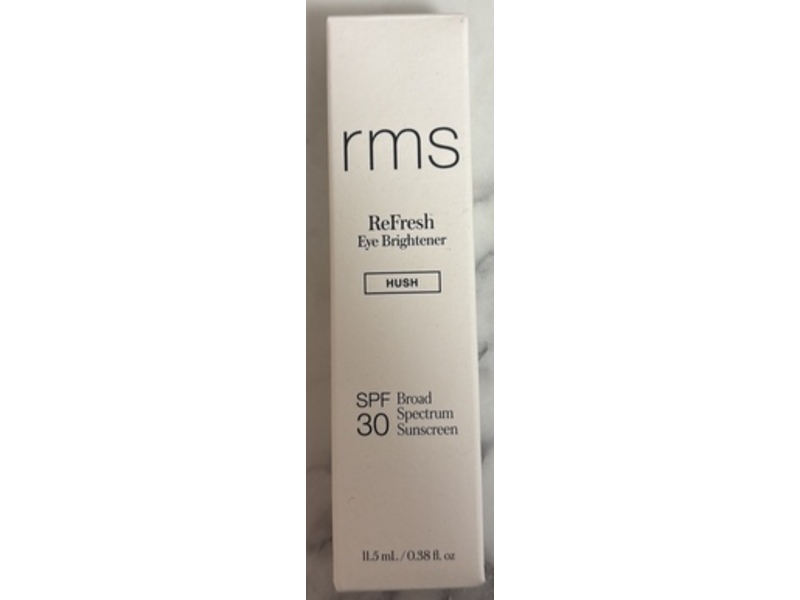 Rms Refresh Eye Brightener, SPF 30, Hush, 0.38 fl oz/11.5 mL