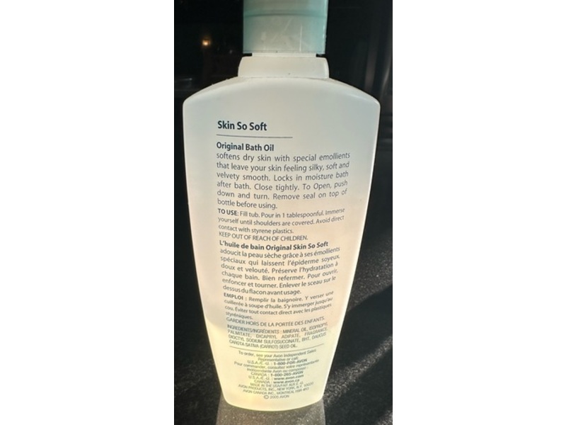 Avon Skin So Soft Bath Oil, Original, 16.9 fl oz/500 mL