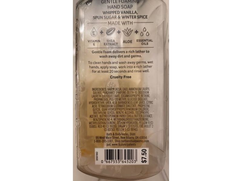 Bath & Body Works Foaming Hand Soap, Toasted Vanilla Chai, 8.75 fl oz