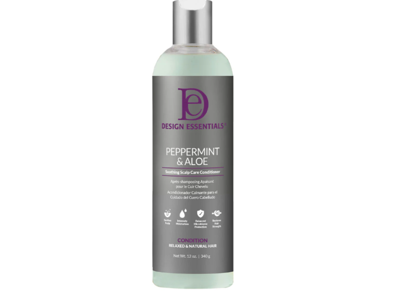 Design Essentials Soothing Scalp Care Conditioner, Peppermint & Aloe, 12 fl oz/340 g