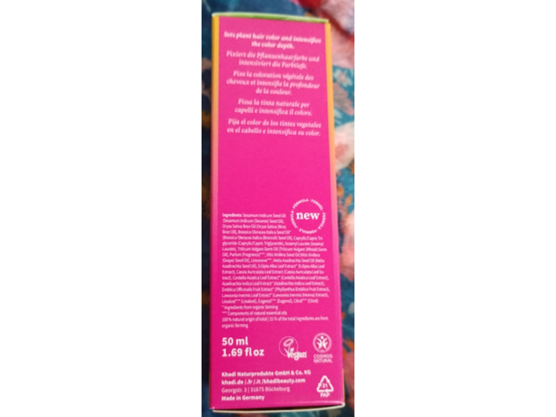 Khadi Ayurvedic Hair Oil, Color Care, 1.69 fl oz/50 mL