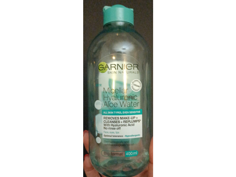 Garnier Micellar Hyaluronic Aloe Water, 400 mL