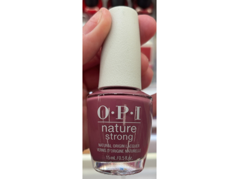 O. P. I Nature Strong Natural Origin Nail Lacquer, Simply Radishing, 0.5 fl oz/15 mL
