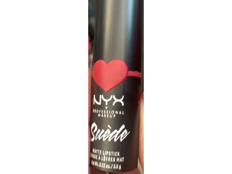 NYX Suede Matte Lipstick, Sweet Tooth, 0.12oz/3.5 g