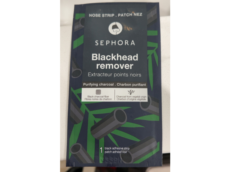 Sephora Blackhead Remover Nose Strip, Charcoal, 1 Count