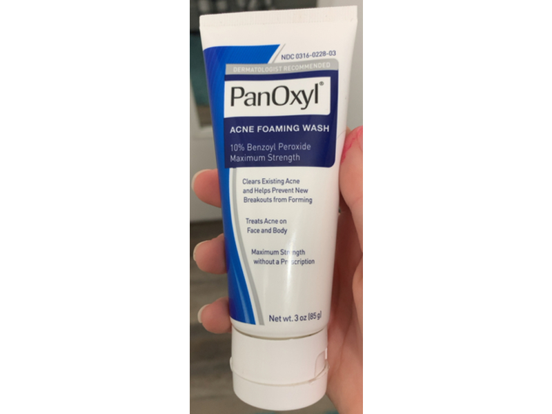 PanOxyl Acne Foaming Wash, 3 oz/85 g