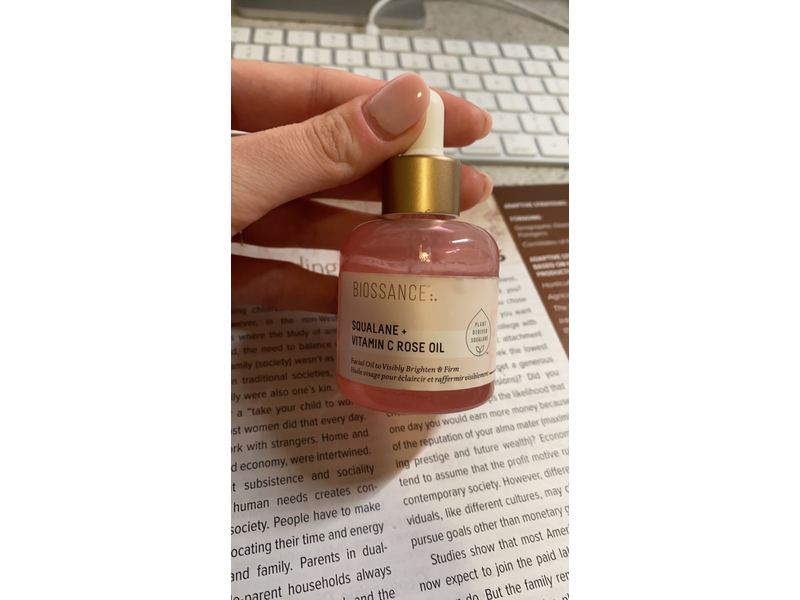 Biossance Squalane + Vitamin C Rose Oil, 1 oz/30 mL