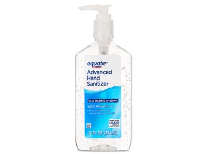 Equate Advanced Hand Sanitizer, Vitamin E, 12 fl oz/354 mL