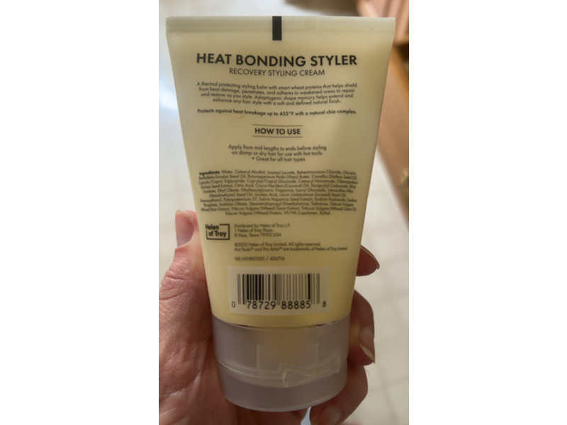 Hot Tools Pro Artist Heat Bonding Recovery Styling Cream, 3.4 fl oz/100 mL