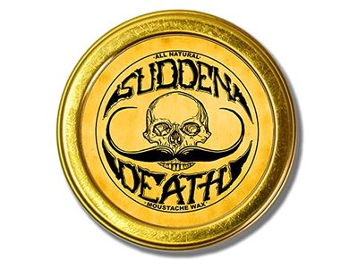 Death Grip Sudden Death Moustache Wax, 1 oz