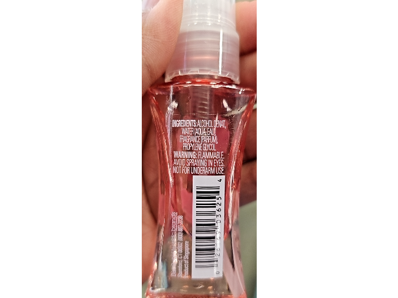 Body Fantasies Fragrance Body Mist, Pink Sweet Pea Fantasy, 1 fl oz/29 mL, 4 Count