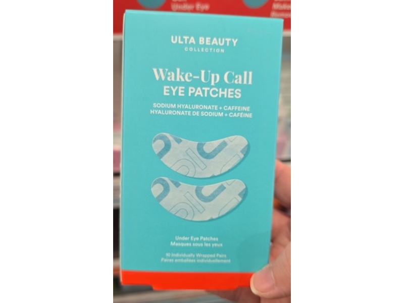 Ulta Beauty Collection Wake-Up Call Under Eye Patches, Sodium Hyaluronate + Caffeine, 10 Pairs