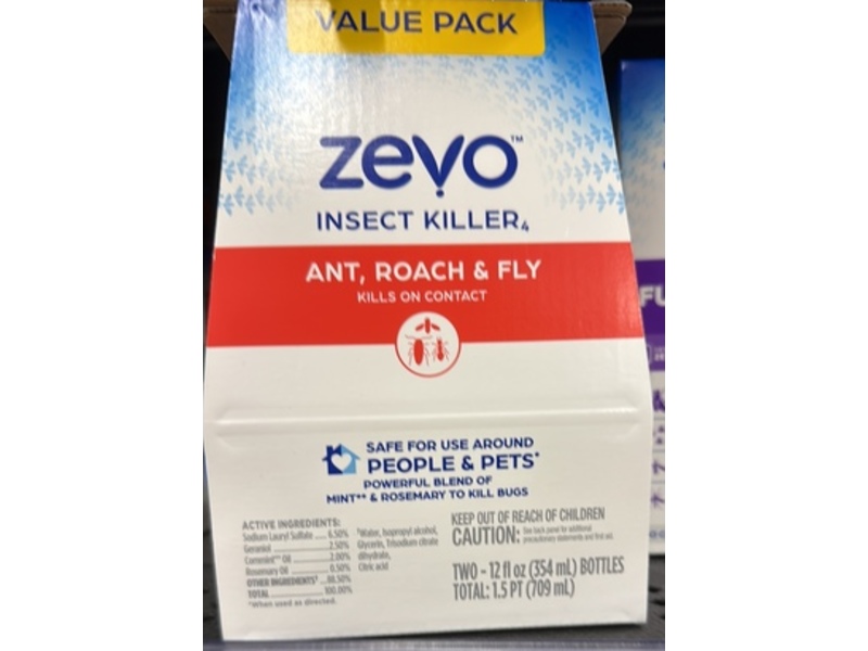 Zevo Insect Killer, 12 fl oz/354 mL, 2 Count
