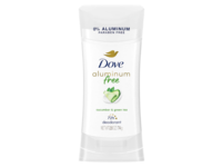 Dove Aluminum Free Deodorant, Cucumber & Green Tea, 2.6 oz/74 g - thumbnail 1