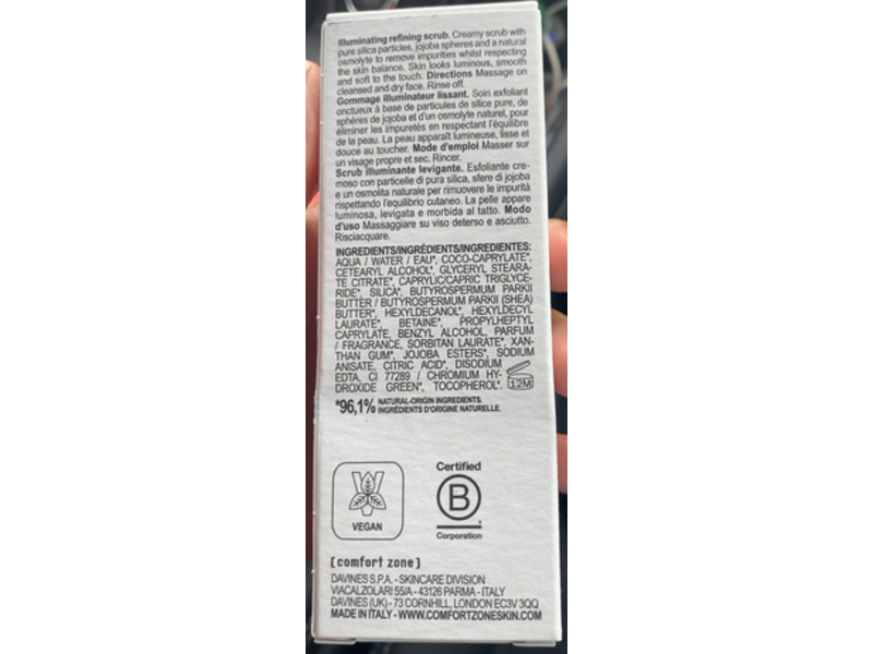 Comfort Zone Essential Illuminating Scrub, 2.03 fl oz/60 mL