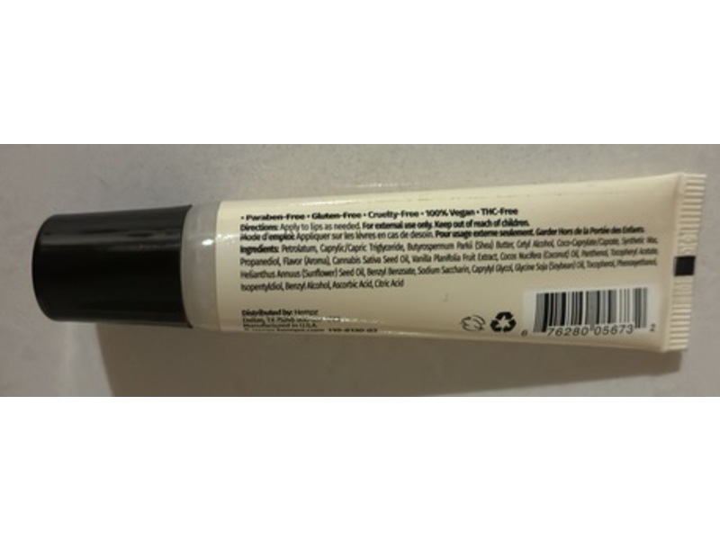 Hempz Protect + Hydrate Lip Balm, Whipped Vanilla, 0.44 fl oz/13 mL