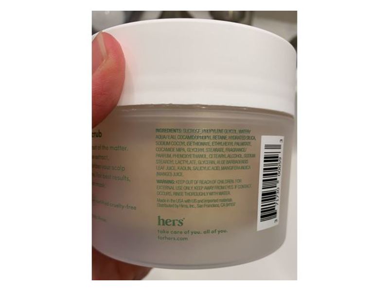 hers Detox Scalp Scrub, Botanical Gerden Scent, 8 oz/226 g