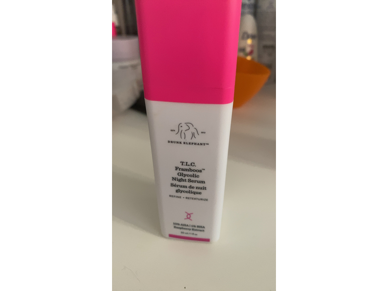 Sérum De Nuit Glycolique Drunk Elephant 30ml – Traitement Exfoliant, Neuf