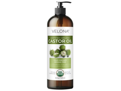 Velona Cold Pressed Castor Oil, 16 fl oz/473 mL