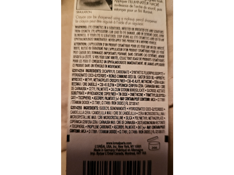 L'Oreal Paris Brow Stylist Brow Raiser Highlighter Duo, 615 Light, 0.16 oz/4.7 g