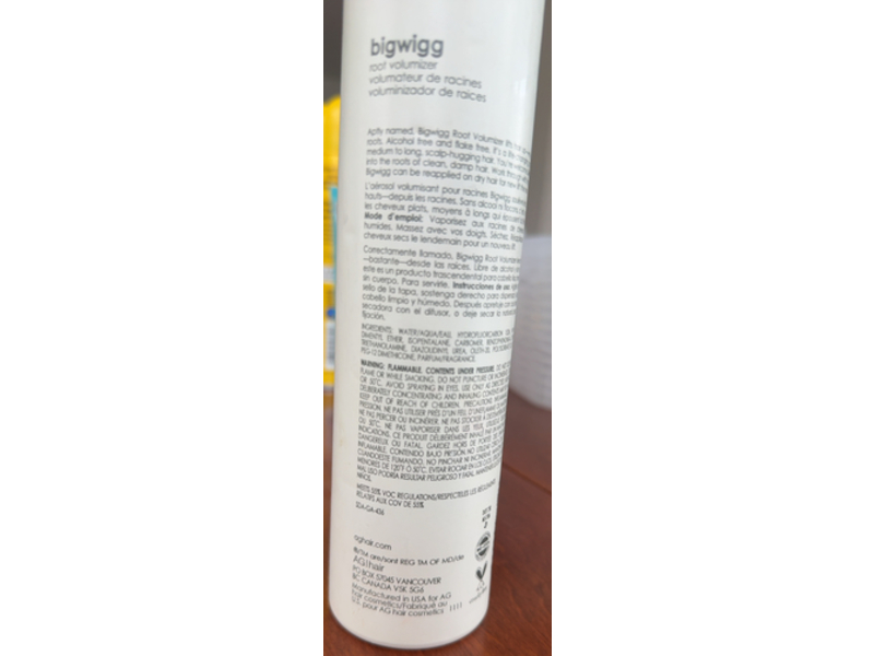 Ag Hair Cosmetics Volume, Bigwigg, 10 oz/264 g