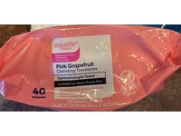 Equate Cleansing Towelettes, Pink Grapefruit, 40 Count - thumbnail 2