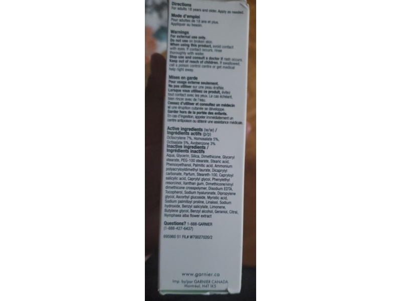 Garnier SkinActive Vitamin(E) C UV Brightening Daily Cream, SPF 30, 75 mL