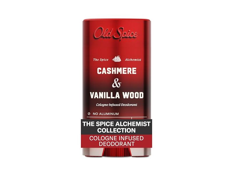 Old Spice Deodorant, Cashmere + Vanilla Wood, 3 oz/85 g