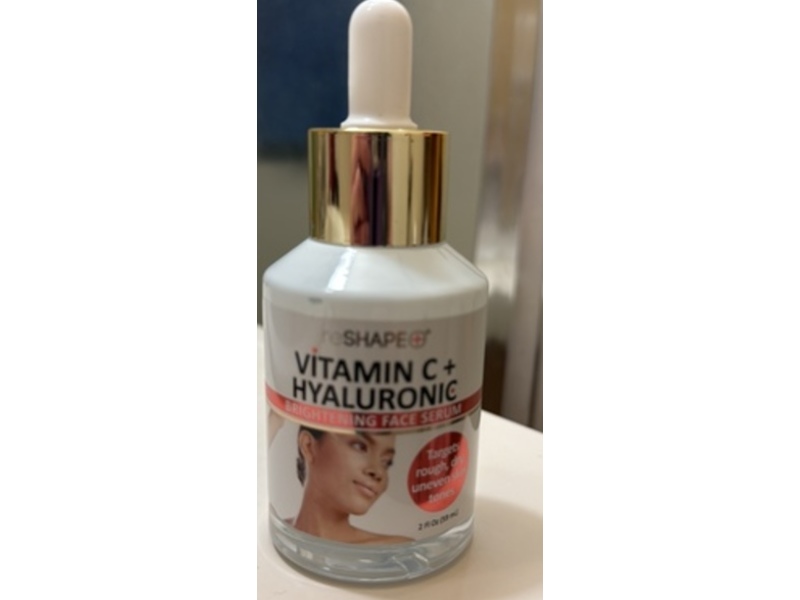 Reshape+ Brightening Face Serum, Vitamin C+ Hyaluronic , 2 fl oz/59 mL