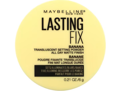 Maybelline New York Lasting Fix Translucent Setting Powder, Banana, 0.21 oz/6 g