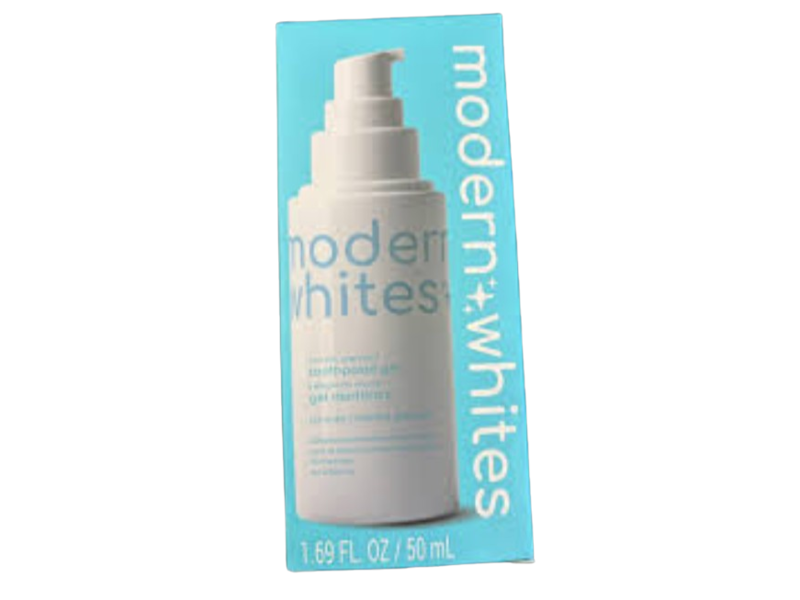Modern Whites Xylitol Enriched Toothpaste Gel, Icy Mint, 1.69 fl oz/50 mL