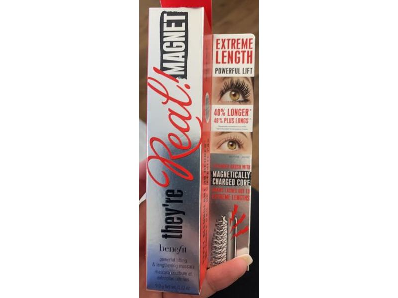 Benefit They're Real! Magnet Powerful Lifting & Lengthening Mascara, Extreme Lengthening, 0.32 oz/9 g