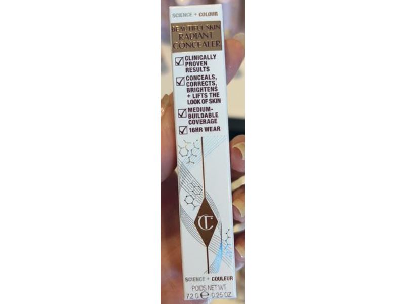 Charlotte Tilbury Beautiful Skin Radiant Concealer, 4.5 Fair, 0.25 oz/7.2 g