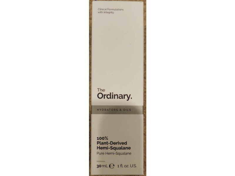 The Ordinary 100% Plant-Derived Hemi Squalane, 1 fl oz/30 mL