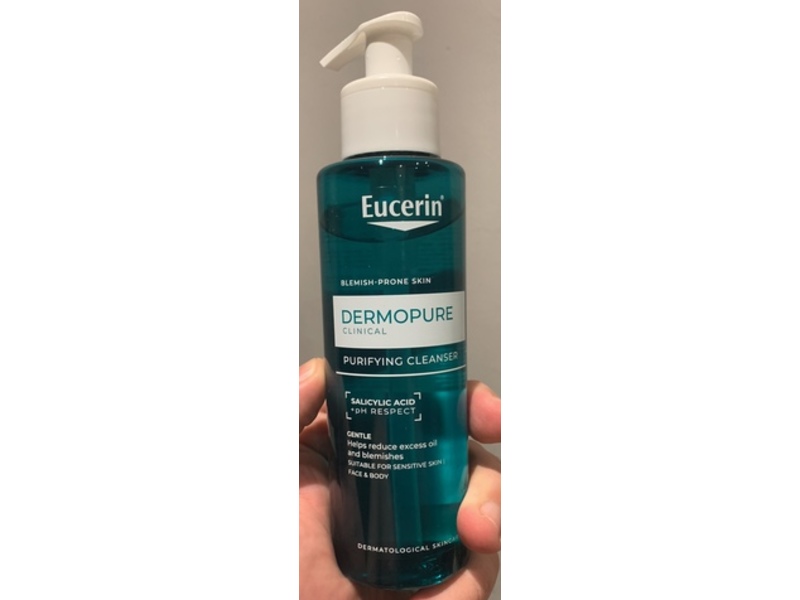 Eucerin Dermopure Clinical Purifying Cleanser, Salicylic Acid, 200 mL