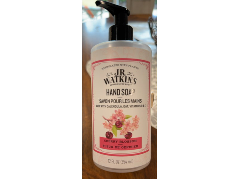 J. R. Watkins Hand Soap, Cherry Blossom, 12 fl oz/354 mL