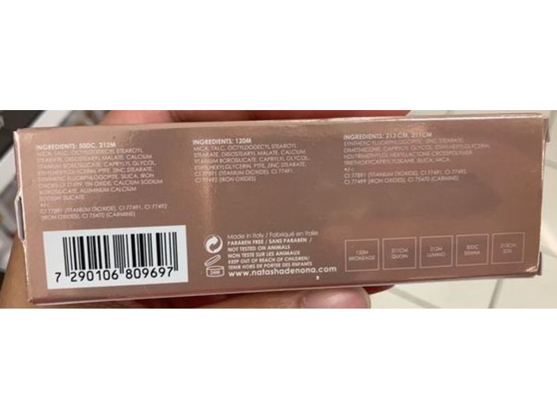 Natasha Denona Mini Nude Eyeshadow Palette, 0.028 oz/0.8 g