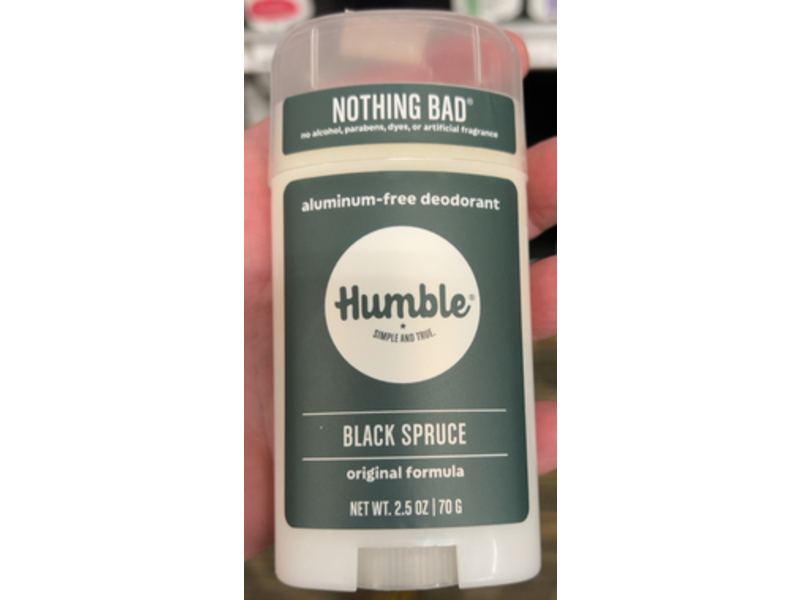 Humble Nothing Bad Deodorant, Black Spruce, 2.5 oz/70 g