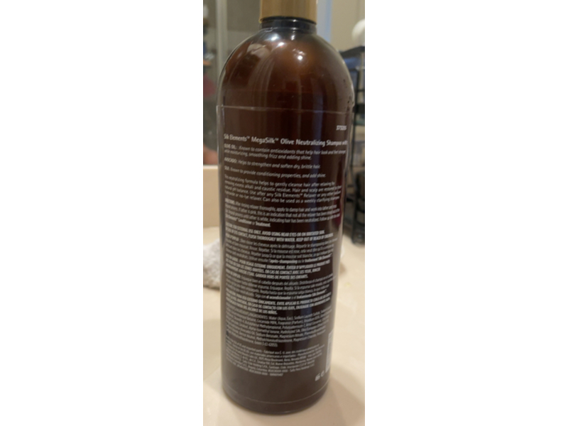Silk Elements MegaSilk Olive Neutralizing Shampoo, Avocado & Silk, 33.8 fl oz/1 L