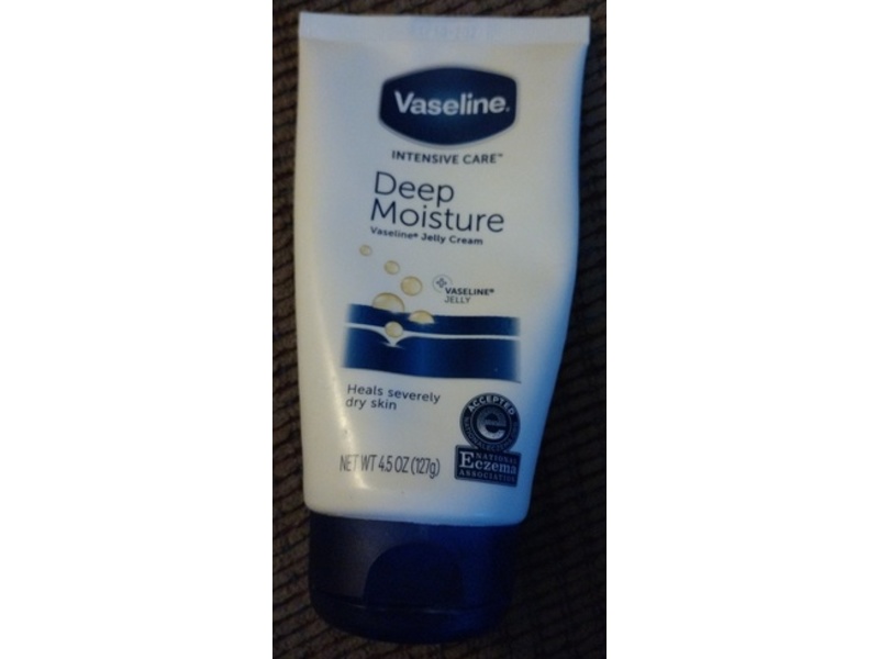 Vaseline Intensive Care Deep Moisture Jelly Cream, 4.5 oz/127 g